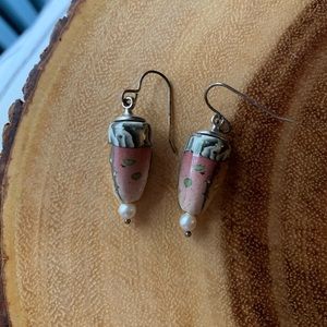 Handmade sterling silver earrings